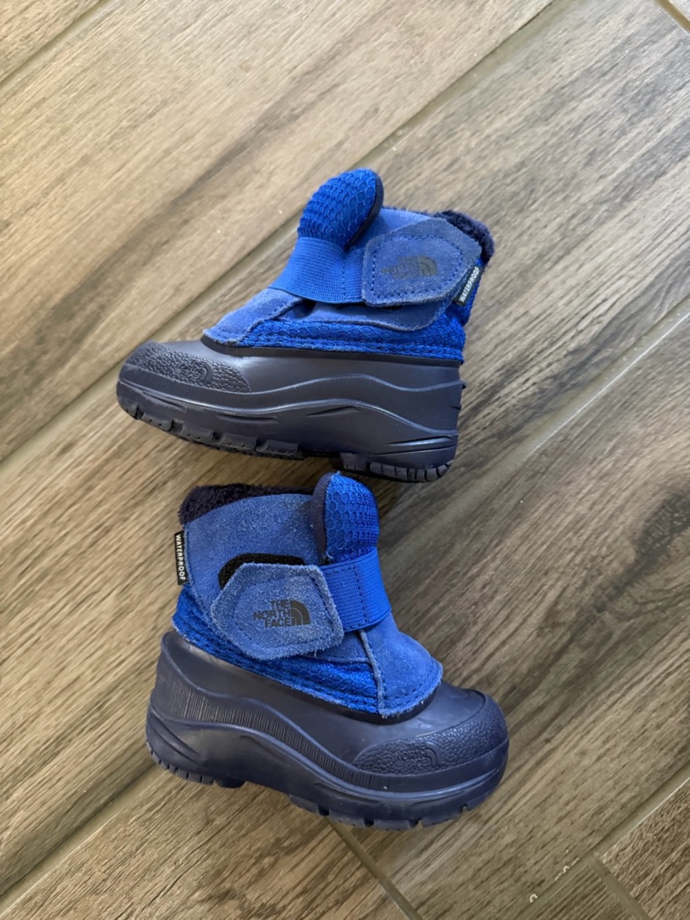 The North Face Royal Blue Kids Insulated Snow Boots